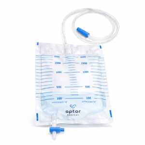 Bolsa de orina con punto de inyección Estéril – Caja 100 uds.