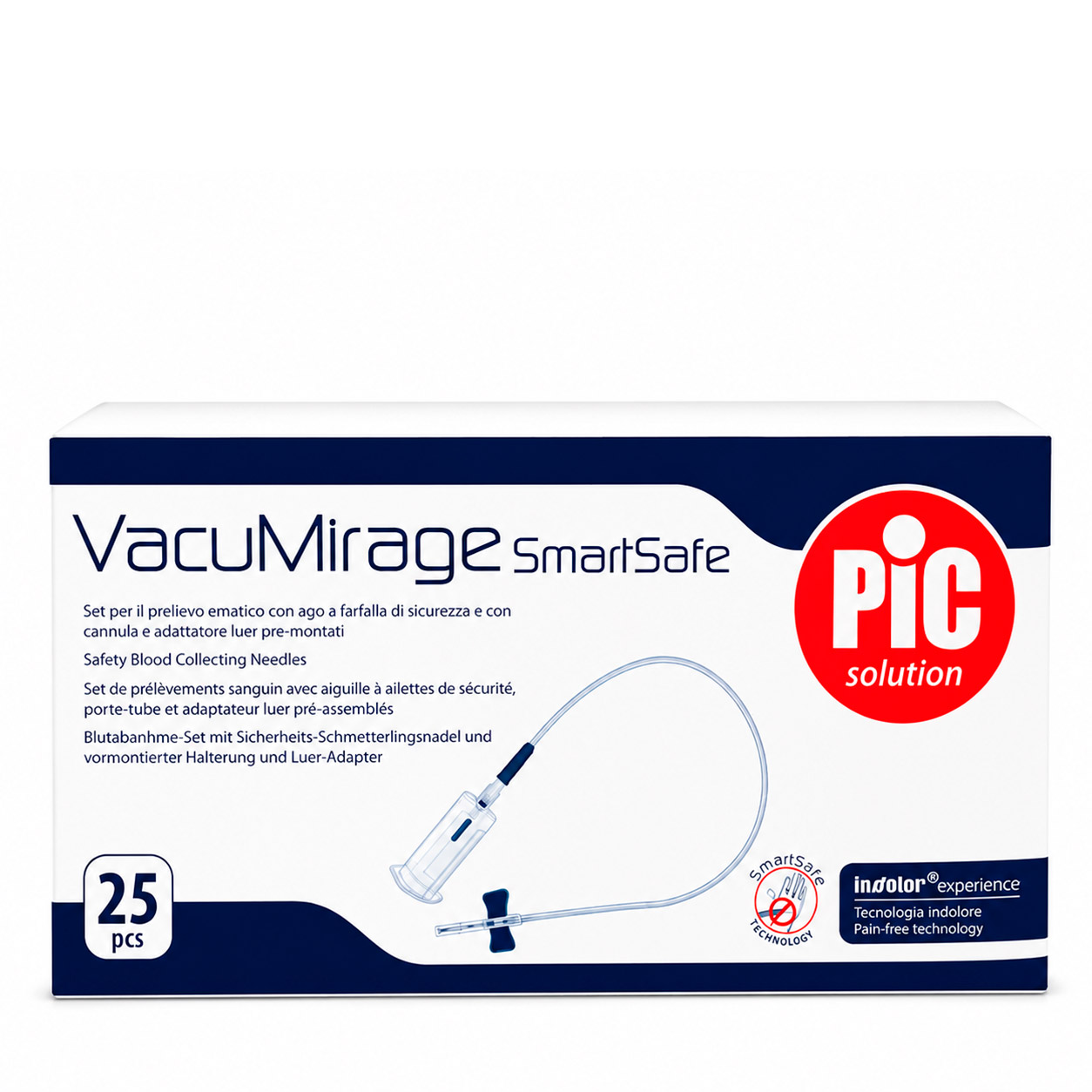 Aguja Palomilla VacuMirage Pic Solution para Extracción de Sangre pic solution Aguja Palomilla VacuMirage Pic Solution para Extracción de Sangre