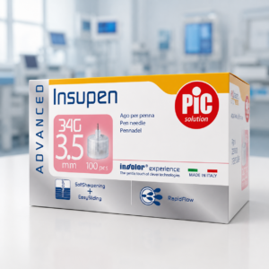 Agujas insulina 34G