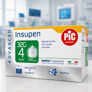 agujas insulina 32g 4 mm
