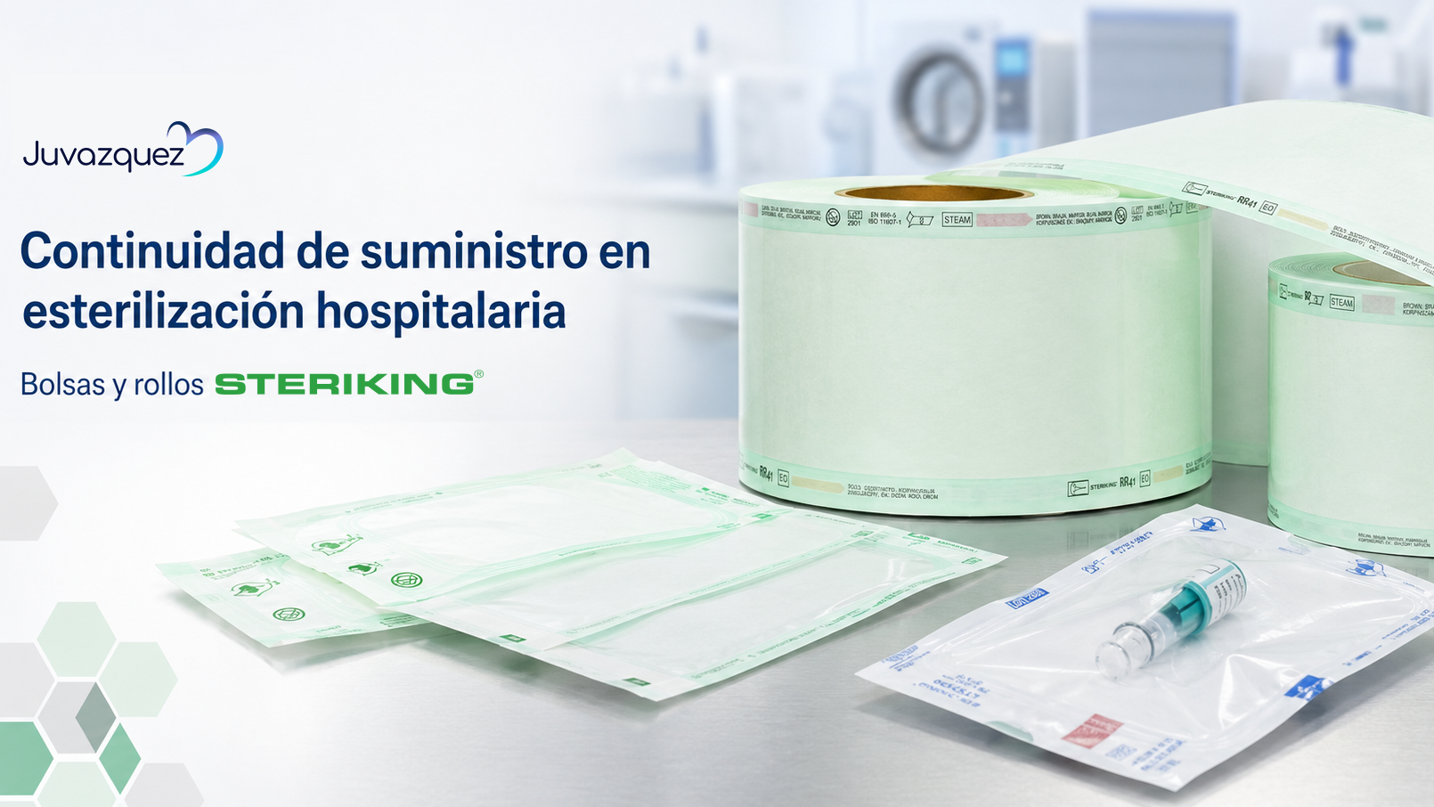 Bolsas y rollos de esterilización STERIKING para hospitales