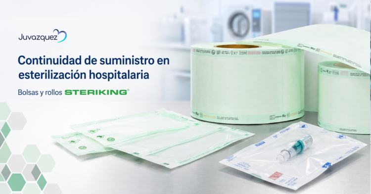 bolsas y rollos de esterilización para hospitales marca steriking Bolsas y rollos de esterilización STERIKING para hospitales